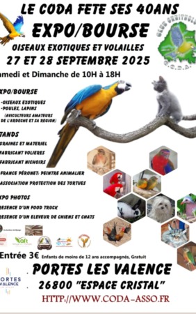 Exposition Bourse les 27 et 28 septembre 2025